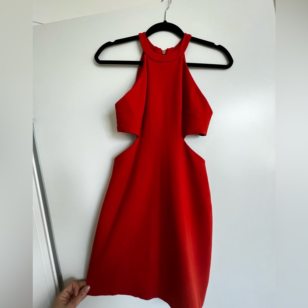 Silence + Noise | Orange Dress | Size Small